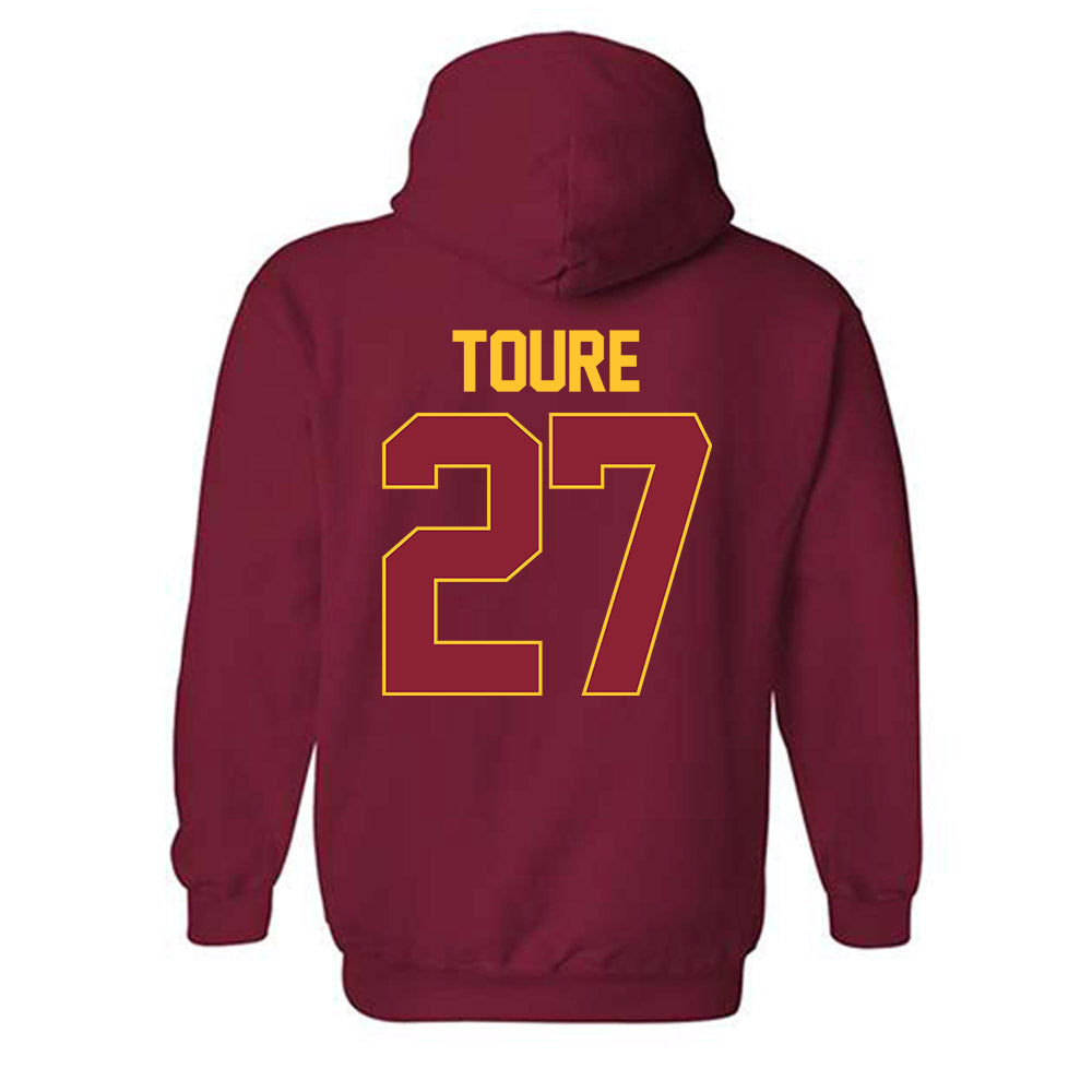 Iowa State - NCAA Men's Basketball : Killyan Toure - NCAA® March Madness® 2025 Shersey Hooded Sweatshirt-1