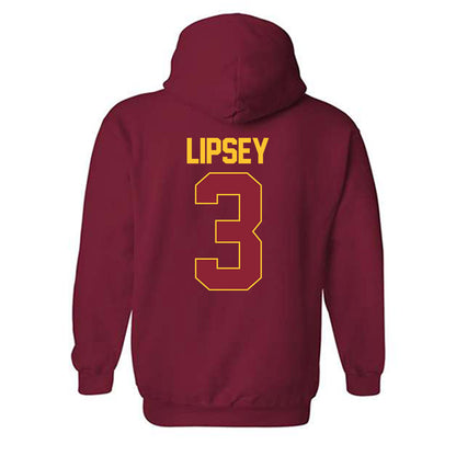 Iowa State - NCAA Men's Basketball : Tamin Lipsey - NCAA® March Madness® 2025 Shersey Hooded Sweatshirt-1