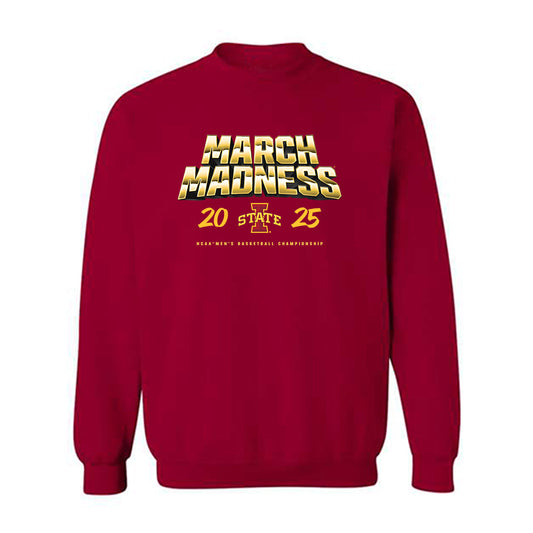 Iowa State - NCAA Men's Basketball : Jamarion Batemon - NCAA® March Madness® 2025 Shersey Crewneck Sweatshirt-0