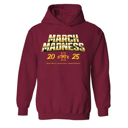 Iowa State - NCAA Men's Basketball : Nate Heise - NCAA® March Madness® 2025 Shersey Hooded Sweatshirt-0