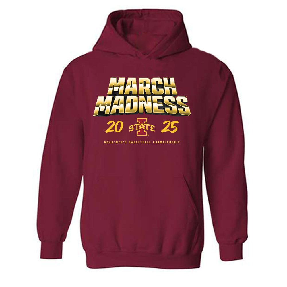 Iowa State - NCAA Men's Basketball : Killyan Toure - NCAA® March Madness® 2025 Shersey Hooded Sweatshirt-0