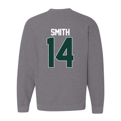 Michigan State - NCAA Men's Basketball : Davis Smith - NCAA® March Madness® 2025 Shersey Crewneck Sweatshirt-1