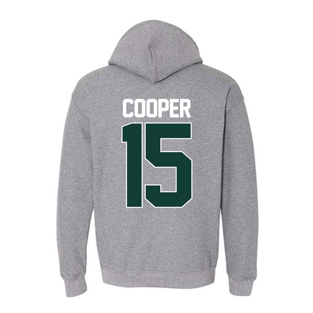 Michigan State - NCAA Men's Basketball : Carson Cooper - NCAA® March Madness® 2025 Shersey Hooded Sweatshirt-1