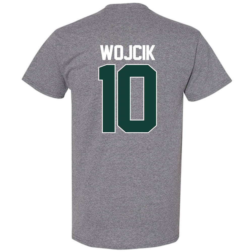 Michigan State - NCAA Men's Basketball : Denham Wojcik - NCAA® March Madness® 2025 Shersey T-Shirt-1
