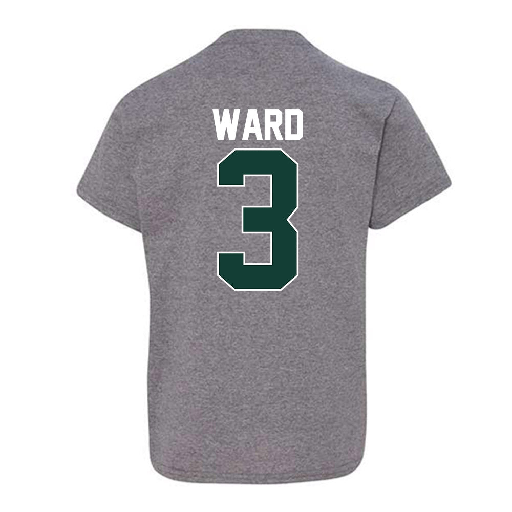 Michigan State - NCAA Men's Basketball : Cam Ward - NCAA® March Madness® 2025 Shersey Youth T-Shirt-1