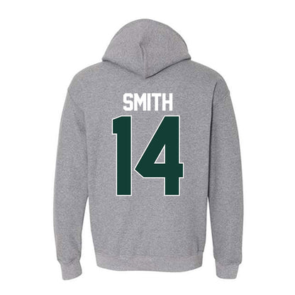 Michigan State - NCAA Men's Basketball : Davis Smith - NCAA® March Madness® 2025 Shersey Hooded Sweatshirt-1