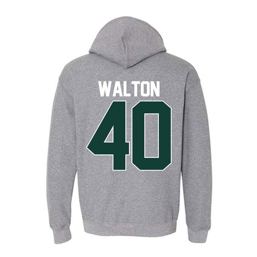 Michigan State - NCAA Men's Basketball : Brennan Walton - NCAA® March Madness® 2025 Shersey Hooded Sweatshirt-1