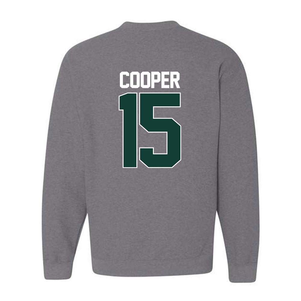 Michigan State - NCAA Men's Basketball : Carson Cooper - NCAA® March Madness® 2025 Shersey Crewneck Sweatshirt-1