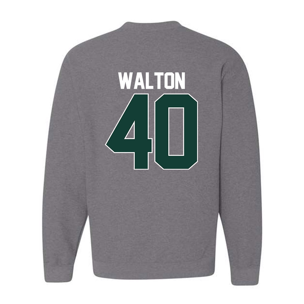 Michigan State - NCAA Men's Basketball : Brennan Walton - NCAA® March Madness® 2025 Shersey Crewneck Sweatshirt-1