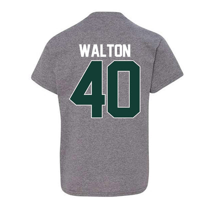 Michigan State - NCAA Men's Basketball : Brennan Walton - NCAA® March Madness® 2025 Shersey Youth T-Shirt-1