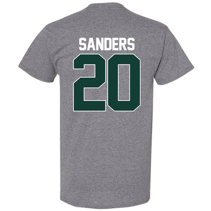 Michigan State - NCAA Men's Basketball : Nick Sanders - NCAA® March Madness® 2025 Shersey T-Shirt-1