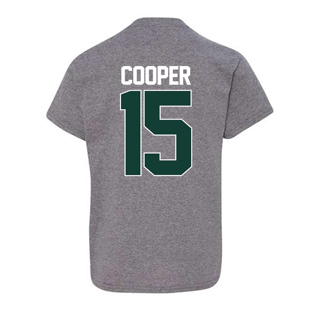 Michigan State - NCAA Men's Basketball : Carson Cooper - NCAA® March Madness® 2025 Shersey Youth T-Shirt-1