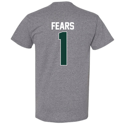 Michigan State - NCAA Men's Basketball : Jeremy Fears - NCAA® March Madness® 2025 Shersey T-Shirt-1