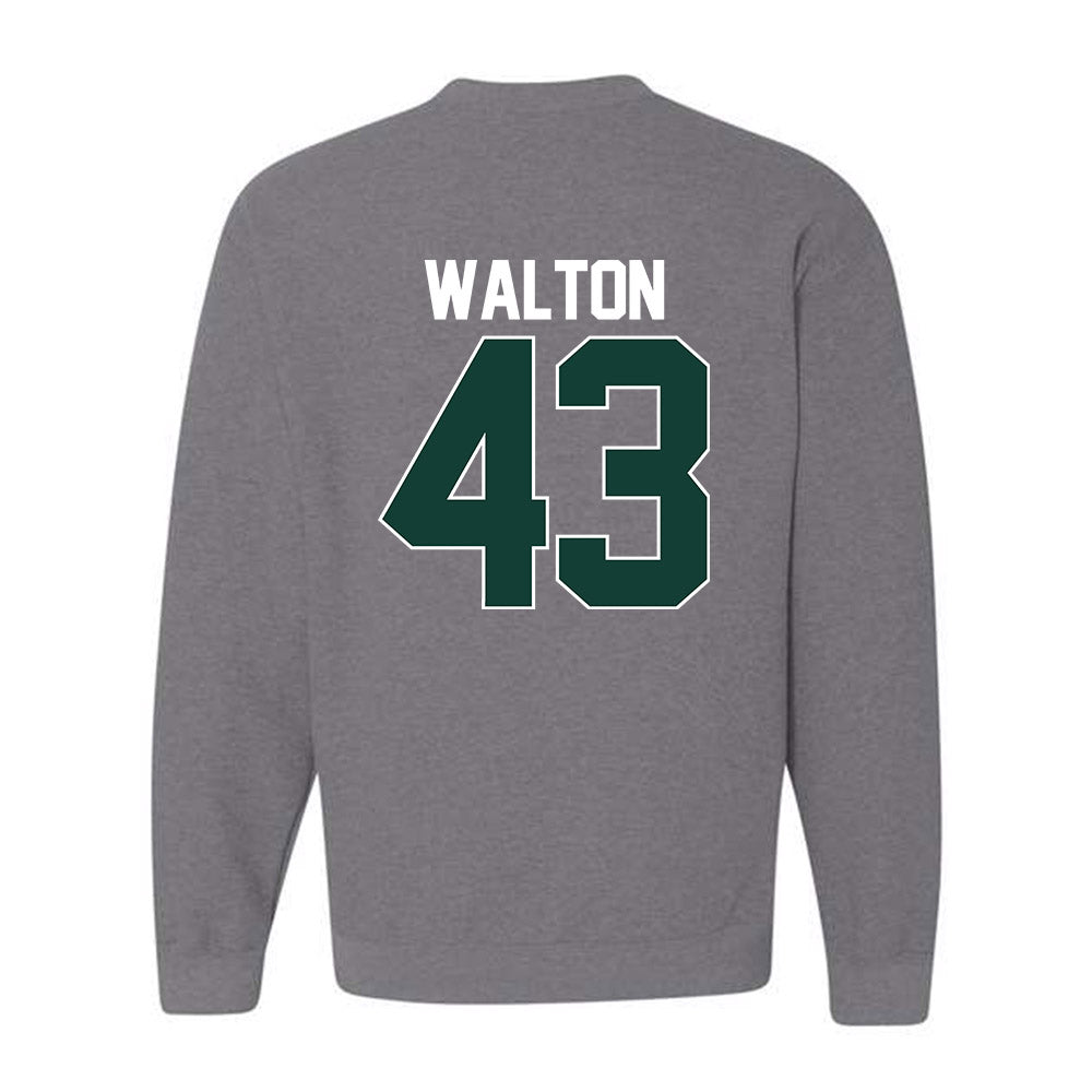 Michigan State - NCAA Men's Basketball : Colin Walton - NCAA® March Madness® 2025 Shersey Crewneck Sweatshirt-1