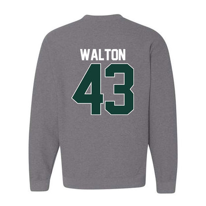 Michigan State - NCAA Men's Basketball : Colin Walton - NCAA® March Madness® 2025 Shersey Crewneck Sweatshirt-1