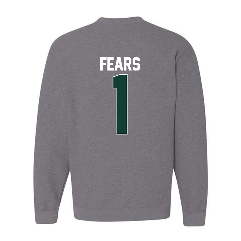 Michigan State - NCAA Men's Basketball : Jeremy Fears - NCAA® March Madness® 2025 Shersey Crewneck Sweatshirt-1