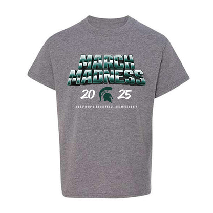 Michigan State - NCAA Men's Basketball : Kur Teng - NCAA® March Madness® 2025 Shersey Youth T-Shirt-0