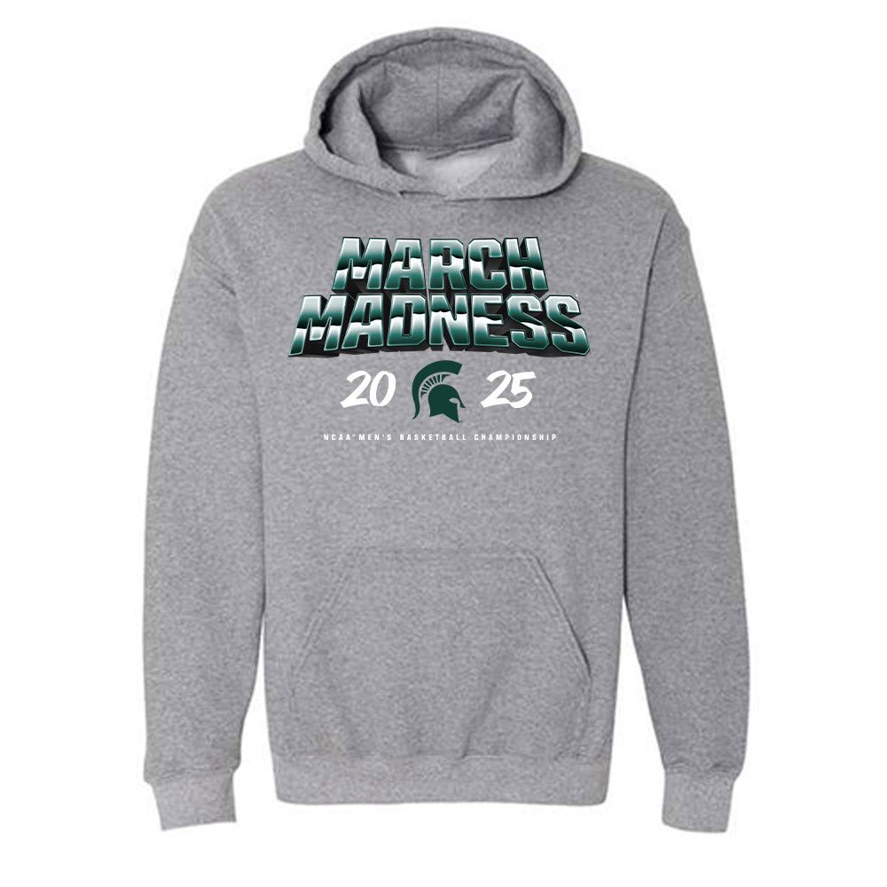 Michigan State - NCAA Men's Basketball : Davis Smith - NCAA® March Madness® 2025 Shersey Hooded Sweatshirt-0