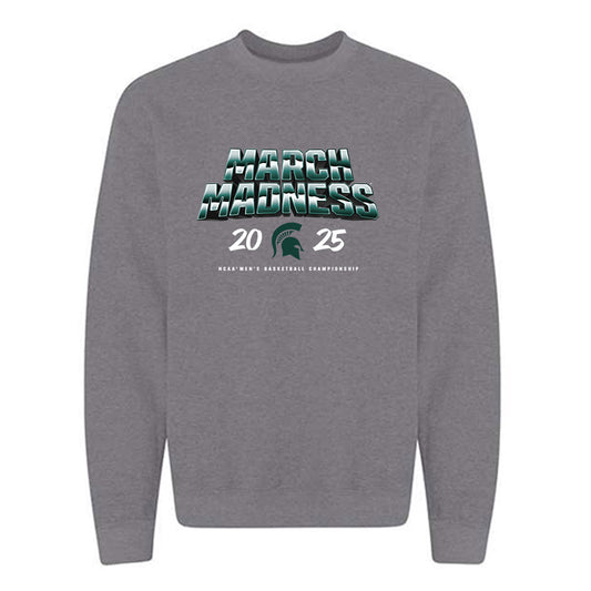 Michigan State - NCAA Men's Basketball : Jeremy Fears - NCAA® March Madness® 2025 Shersey Crewneck Sweatshirt-0