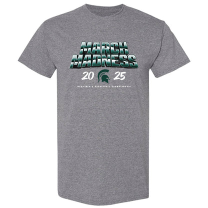 Michigan State - NCAA Men's Basketball : Jordan Scott - NCAA® March Madness® 2025 Shersey T-Shirt-0