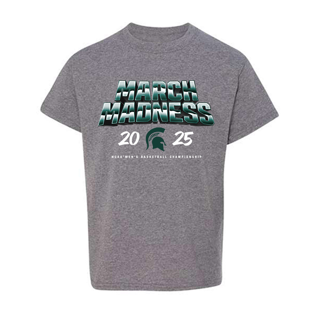 Michigan State - NCAA Men's Basketball : Davis Smith - NCAA® March Madness® 2025 Shersey Youth T-Shirt-0