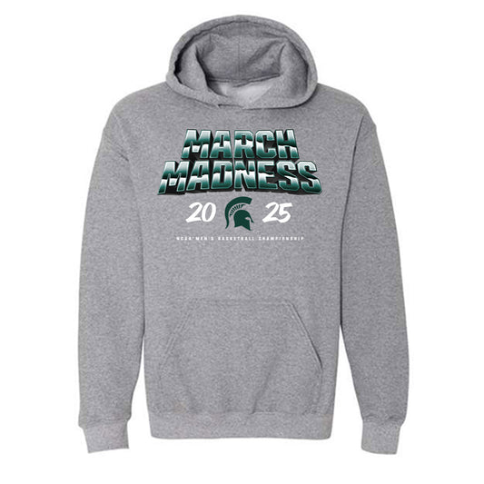 Michigan State - NCAA Men's Basketball : Divine-Collins Ugochukwu - NCAA® March Madness® 2025 Shersey Hooded Sweatshirt-0