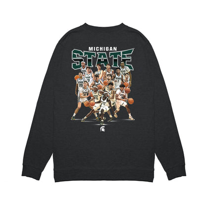Michigan State - NCAA Men's Basketball : - NCAA® March Madness® 2025 Team Premium Crewneck Sweatshirt-1