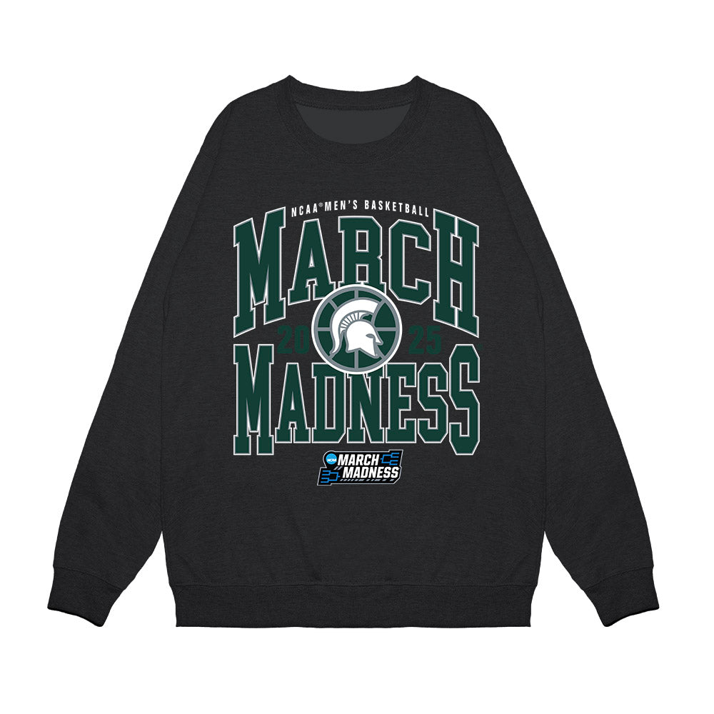 Michigan State - NCAA Men's Basketball : - NCAA® March Madness® 2025 Team Premium Crewneck Sweatshirt-0