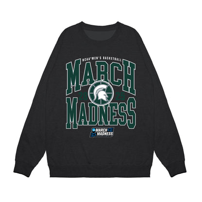 Michigan State - NCAA Men's Basketball : - NCAA® March Madness® 2025 Team Premium Crewneck Sweatshirt-0