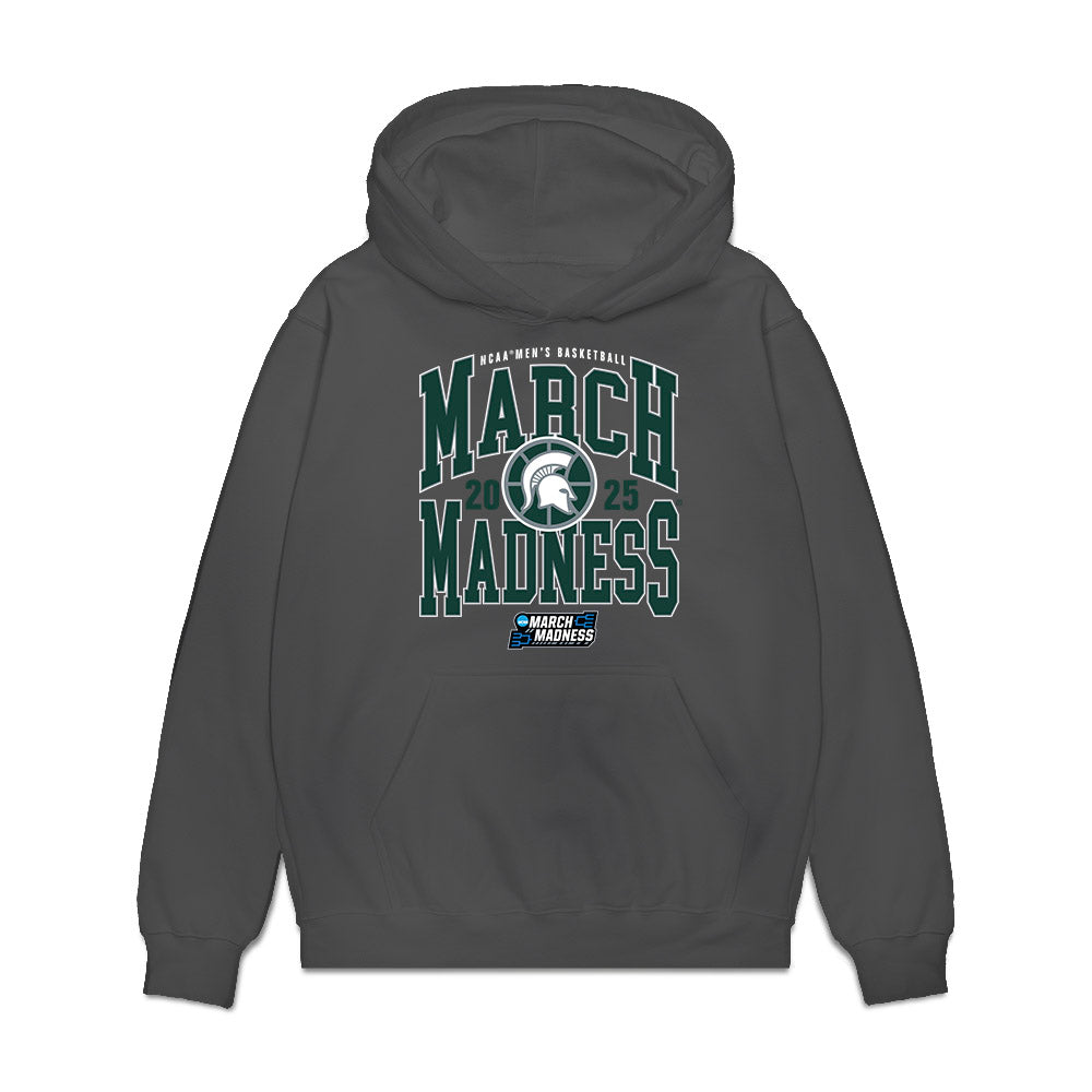 Michigan State - NCAA Men's Basketball : - NCAA® March Madness® 2025 Team Premium Hooded Sweatshirt-0