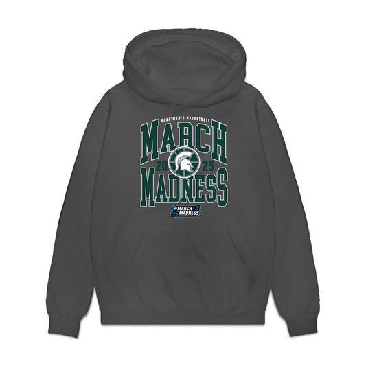 Michigan State - NCAA Men's Basketball : - NCAA® March Madness® 2025 Team Premium Hooded Sweatshirt-0