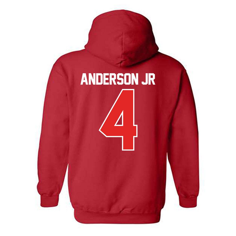Texas Tech - NCAA Men's Basketball : Chris Anderson Jr - NCAA® March Madness® 2025 Shersey Hooded Sweatshirt-1