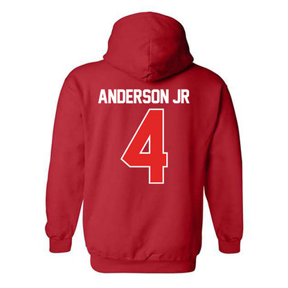 Texas Tech - NCAA Men's Basketball : Chris Anderson Jr - NCAA® March Madness® 2025 Shersey Hooded Sweatshirt-1