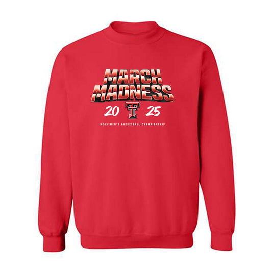 Texas Tech - NCAA Men's Basketball : Jaylen Petty - NCAA® March Madness® 2025 Shersey Crewneck Sweatshirt-0