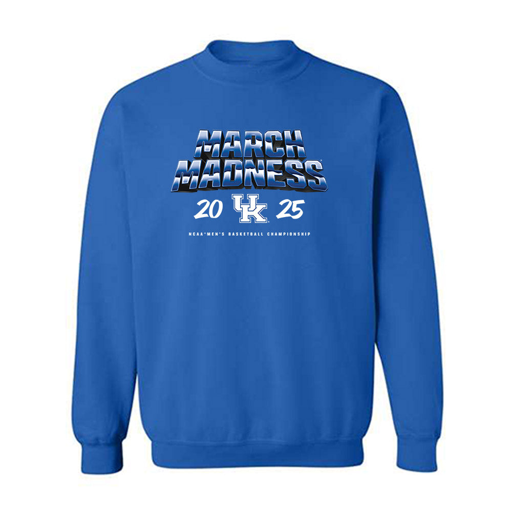 Kentucky - NCAA Men's Basketball : Trent Noah - NCAA® March Madness® 2025 Shersey Crewneck Sweatshirt-0