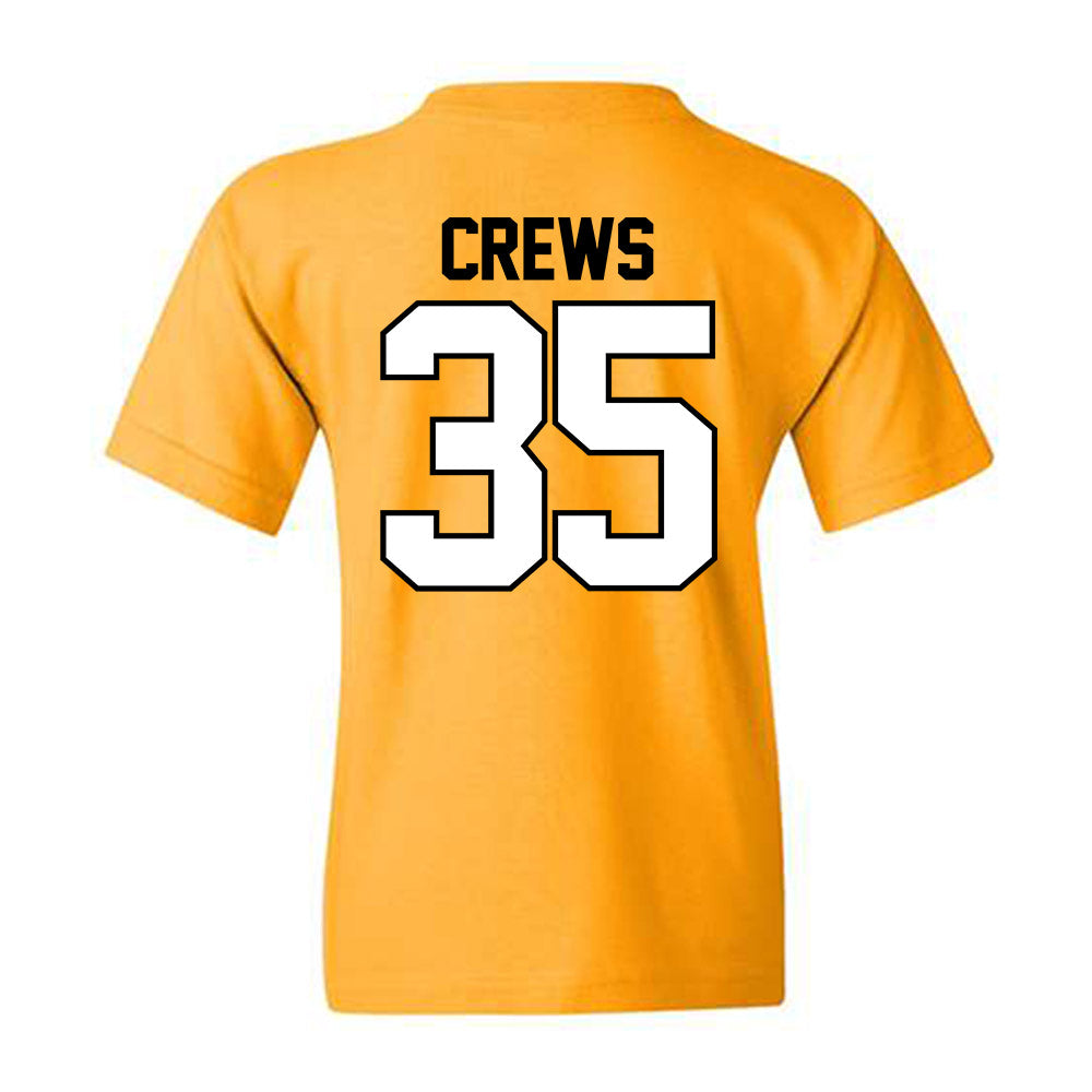 Missouri - NCAA Men's Basketball : Jacob Crews - NCAA® March Madness® 2025 Shersey Youth T-Shirt-1