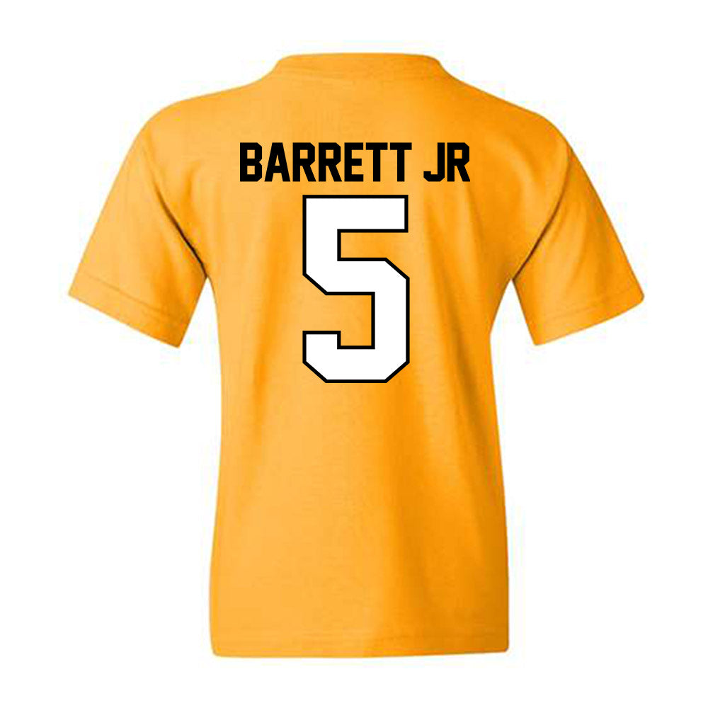 Missouri - NCAA Men's Basketball : Antonio Barrett Jr - NCAA® March Madness® 2025 Shersey Youth T-Shirt-1