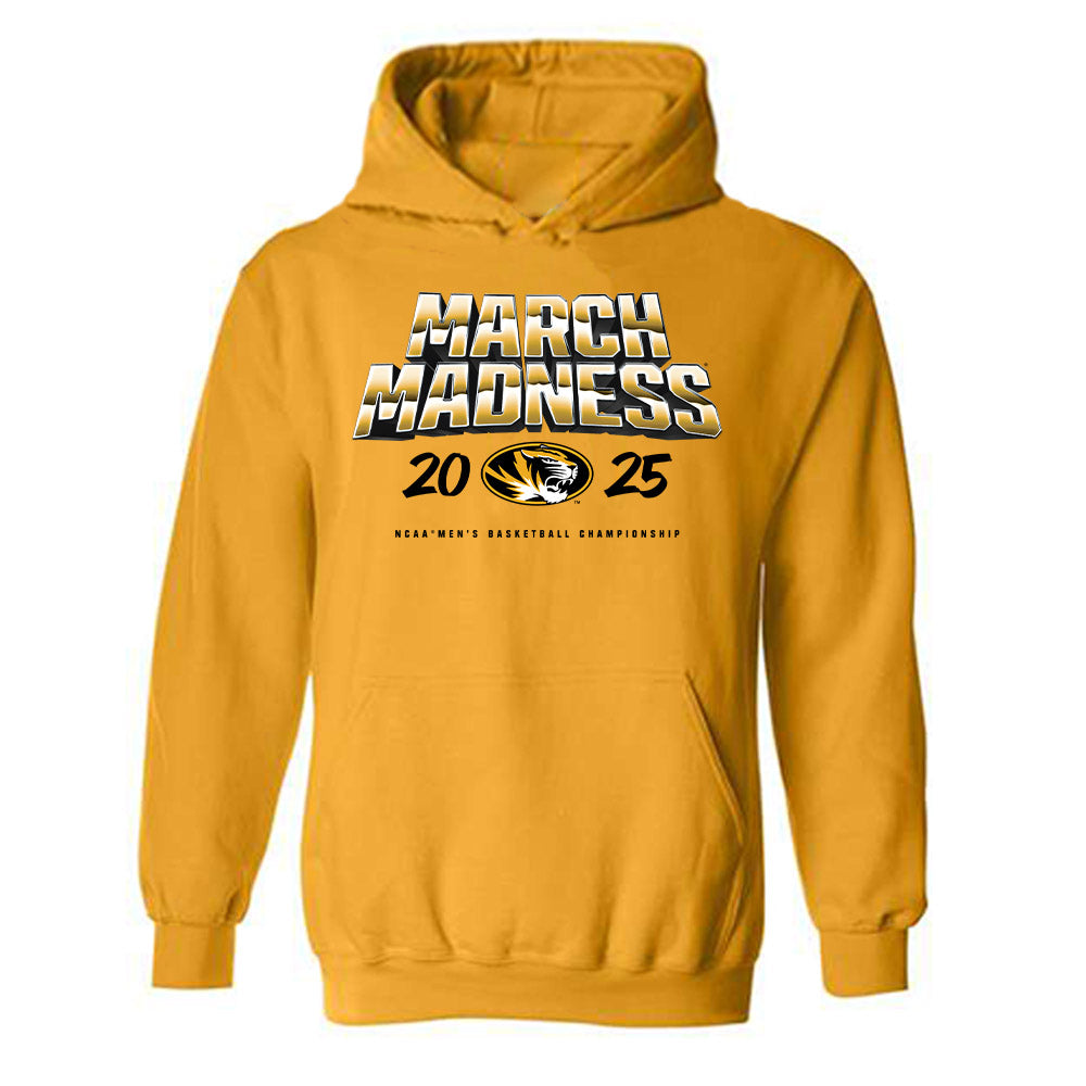 Missouri - NCAA Men's Basketball : Mark Mitchell - NCAA® March Madness® 2025 Shersey Hooded Sweatshirt-0