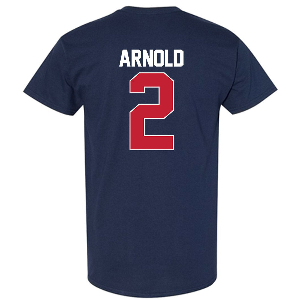 Arizona - NCAA Men's Basketball : Addison Arnold - NCAA® March Madness® 2025 Shersey T-Shirt-1