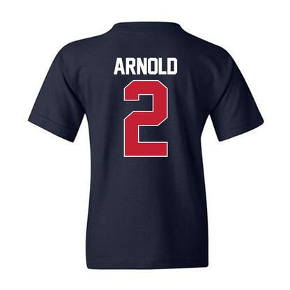 Arizona - NCAA Men's Basketball : Addison Arnold - NCAA® March Madness® 2025 Shersey Youth T-Shirt-1