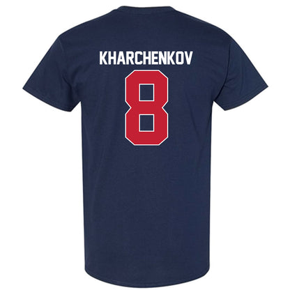 Arizona - NCAA Men's Basketball : Ivan Kharchenkov - NCAA® March Madness® 2025 Shersey T-Shirt-1