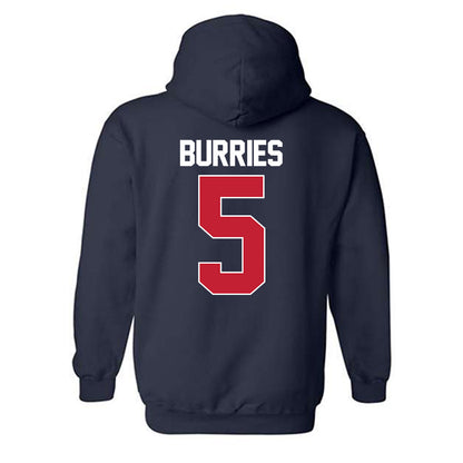Arizona - NCAA Men's Basketball : Brayden Burries - NCAA® March Madness® 2025 Shersey Hooded Sweatshirt-1