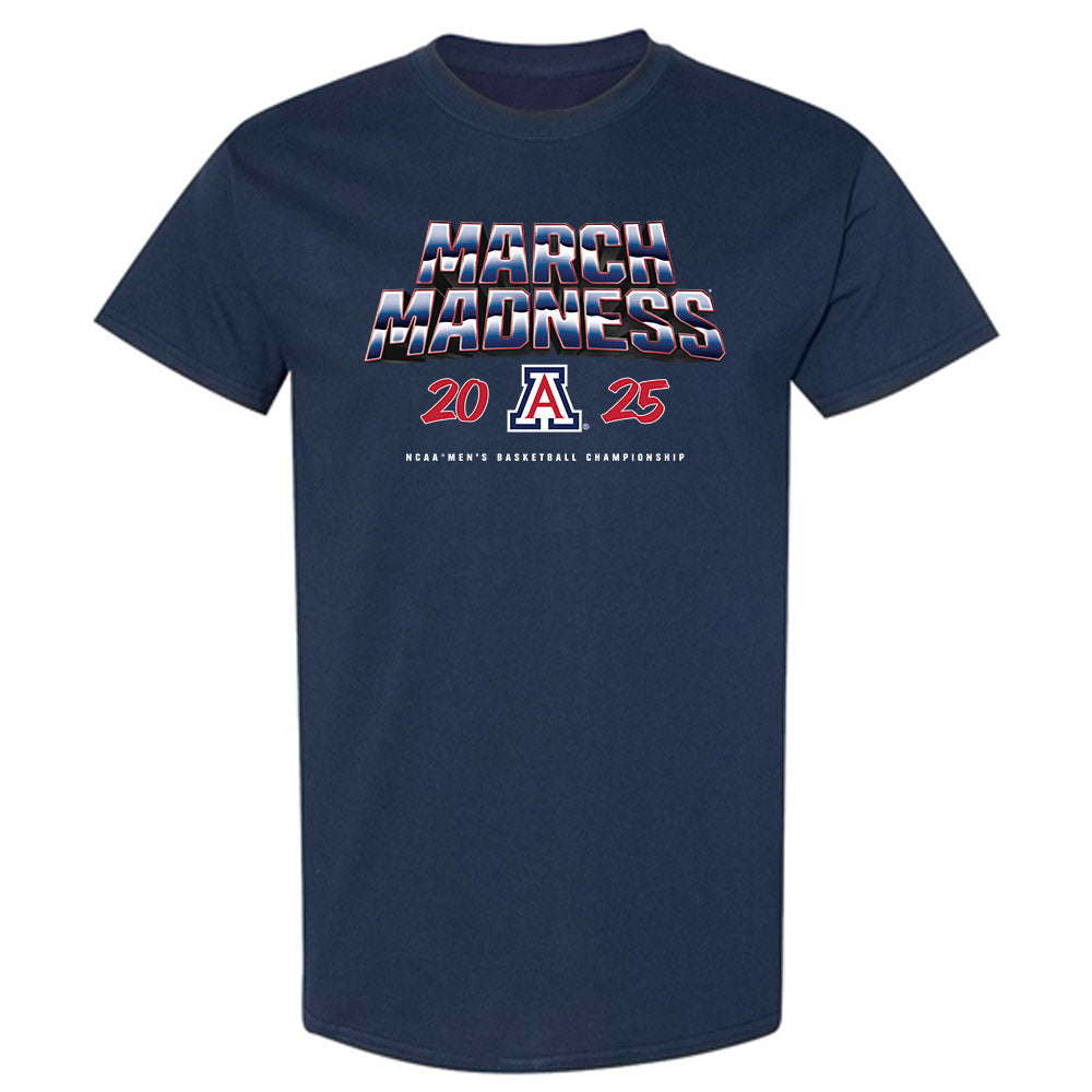 Arizona - NCAA Men's Basketball : Addison Arnold - NCAA® March Madness® 2025 Shersey T-Shirt-0