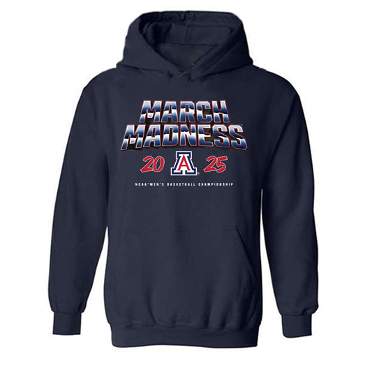 Arizona - NCAA Men's Basketball : Sven Djopmo - NCAA® March Madness® 2025 Shersey Hooded Sweatshirt-0