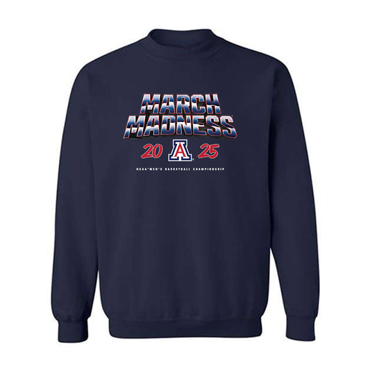 Arizona - NCAA Men's Basketball : Koa Peat - NCAA® March Madness® 2025 Shersey Crewneck Sweatshirt-0