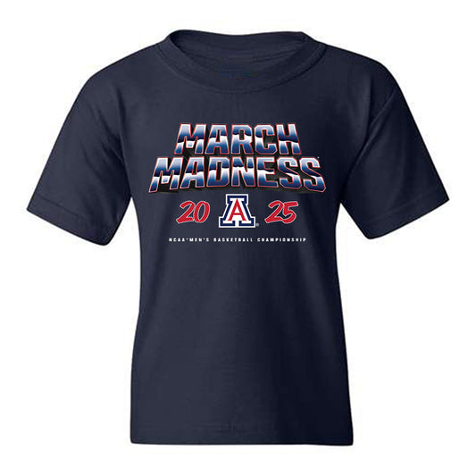 Arizona - NCAA Men's Basketball : Brayden Burries - NCAA® March Madness® 2025 Shersey Youth T-Shirt-0