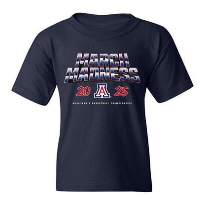 Arizona - NCAA Men's Basketball : Evan Nelson - NCAA® March Madness® 2025 Shersey Youth T-Shirt-0