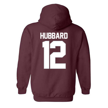 Mississippi State - NCAA Men's Basketball : Josh Hubbard - NCAA® March Madness® 2025 Shersey Hooded Sweatshirt-1