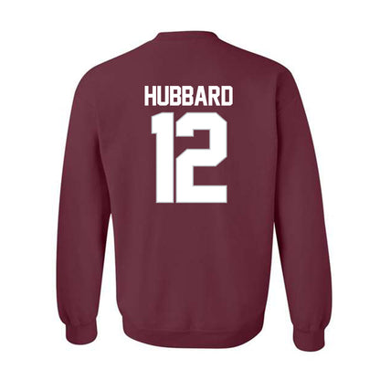 Mississippi State - NCAA Men's Basketball : Josh Hubbard - NCAA® March Madness® 2025 Shersey Crewneck Sweatshirt-1