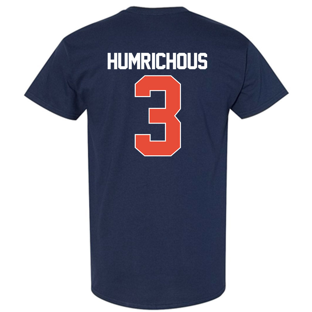Illinois - NCAA Men's Basketball : Benjamin Humrichous - NCAA® March Madness® 2025 Shersey T-Shirt-1